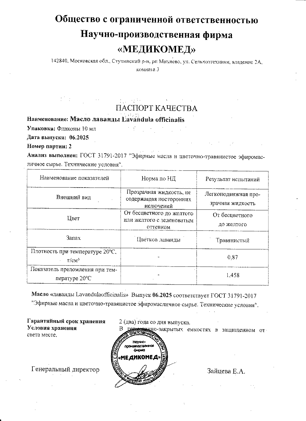 Паспорт №062025
